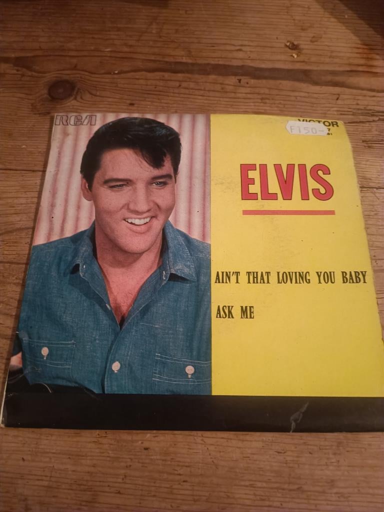 Elvis Presley - Ain't That Loving You Baby / Ask Me (Single), Cd's en Dvd's, Vinyl Singles, Gebruikt, Pop, Ophalen of Verzenden