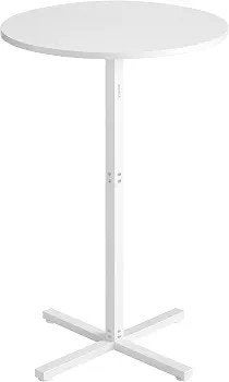 Witte Bartafel - Rond, In Hoogte Verstelbaar, Huis en Inrichting, Ophalen of Verzenden, Nieuw