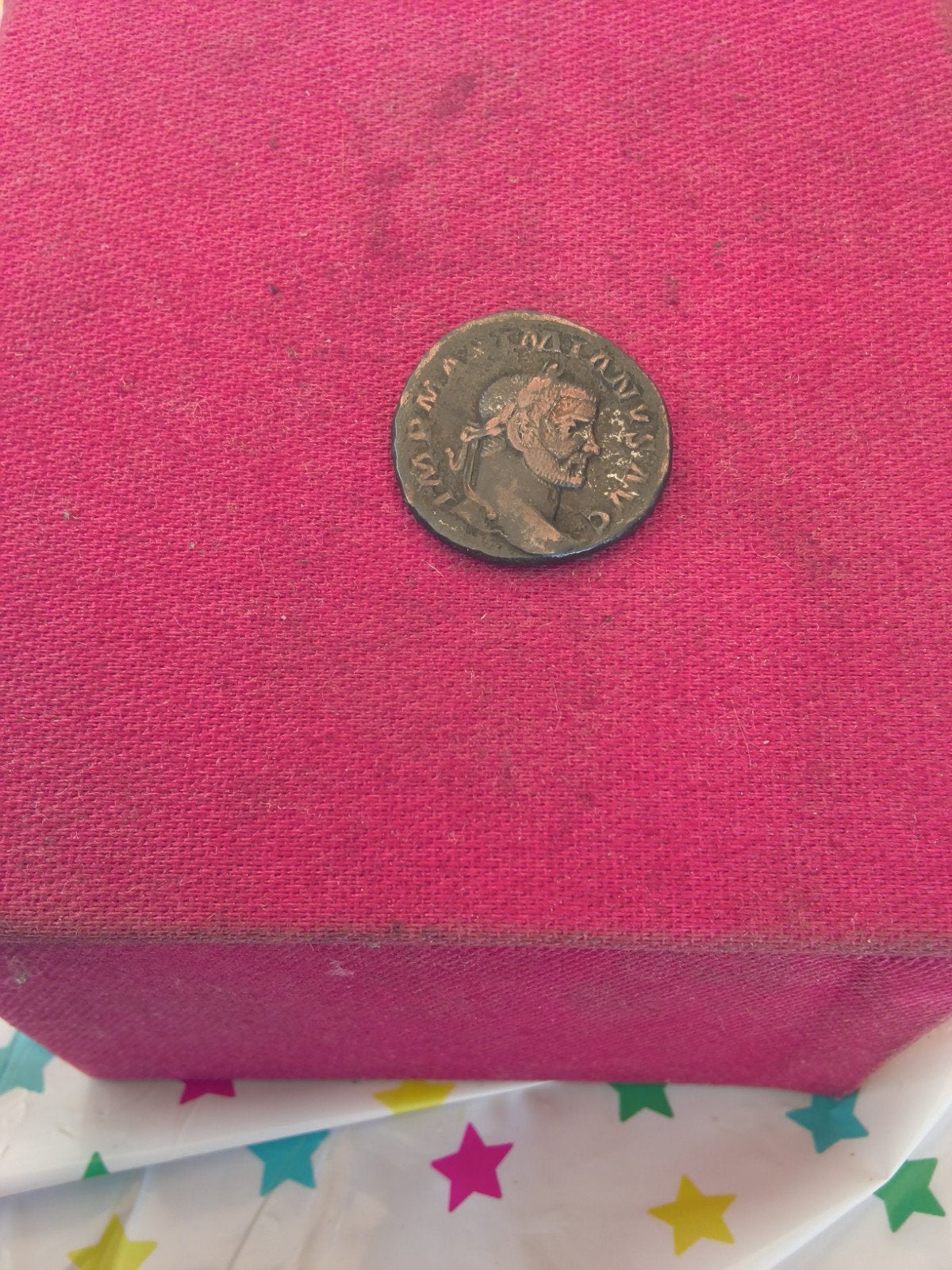 romeinse munt bodemvondst maximus groot follis, Ophalen of Verzenden, Vaticaanstad, 2 euro