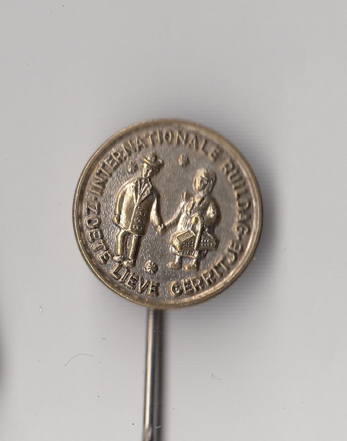 Zoete Lieve Gerritje Den Bosch speldje, Gebruikt, Niet vindbaar, Niet vindbaar, Speldje of Pin