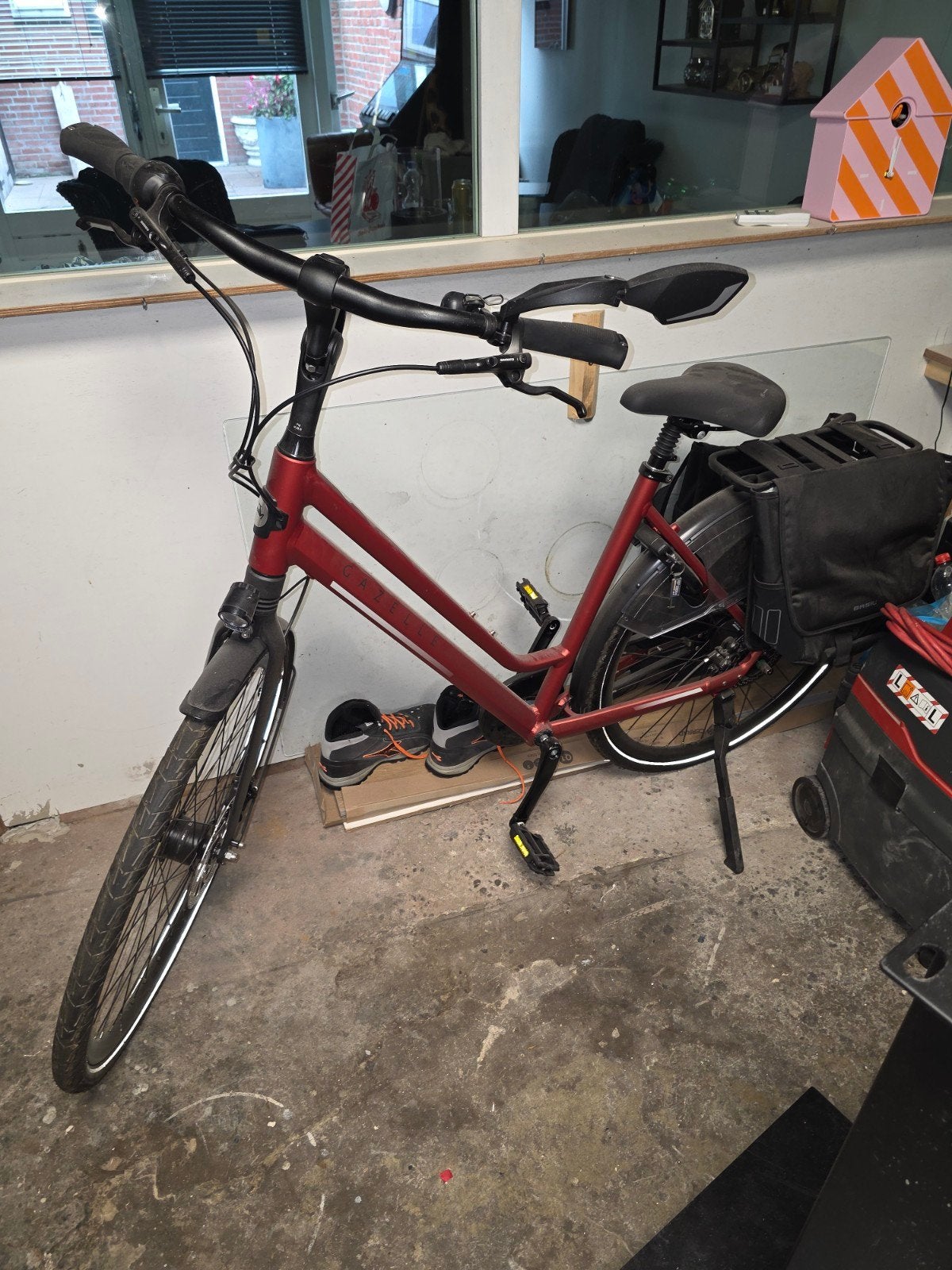 gazelle dames fiets, Ophalen, Minder dan 10 versnellingen, Zo goed als nieuw, 55 cm of meer