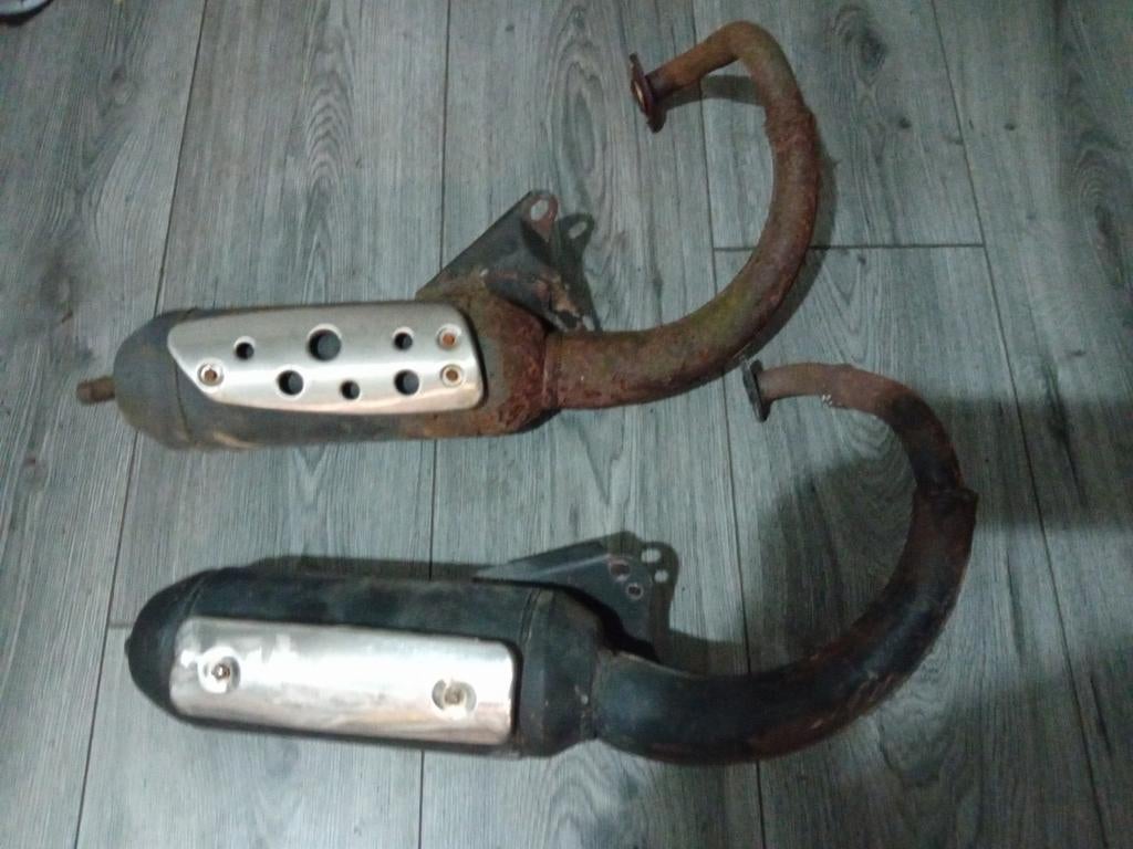 Peugeot Vivacity uitlaten - 2 stuks, Ophalen of Verzenden, Gebruikt, Uitlaat, Peugeot