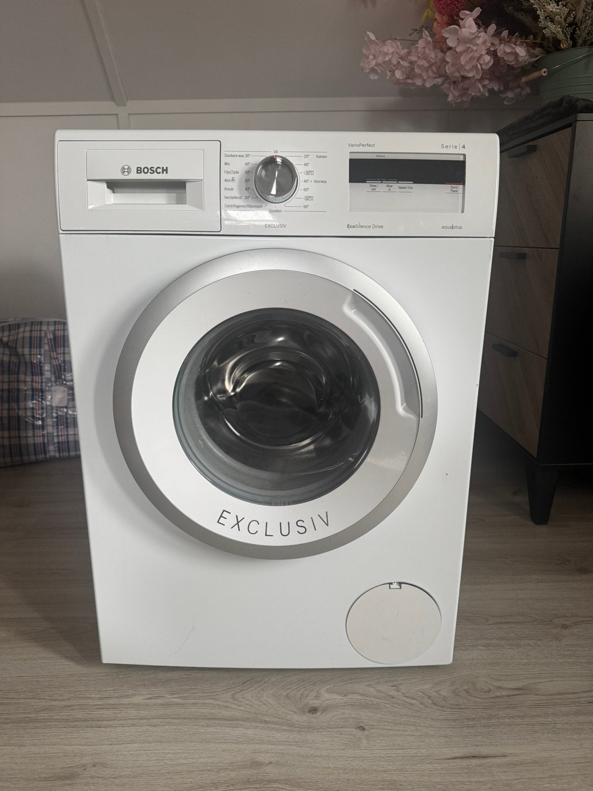 Bosch wasmachine, Ophalen, Gebruikt, 1200 tot 1600 toeren, 85 tot 90 cm