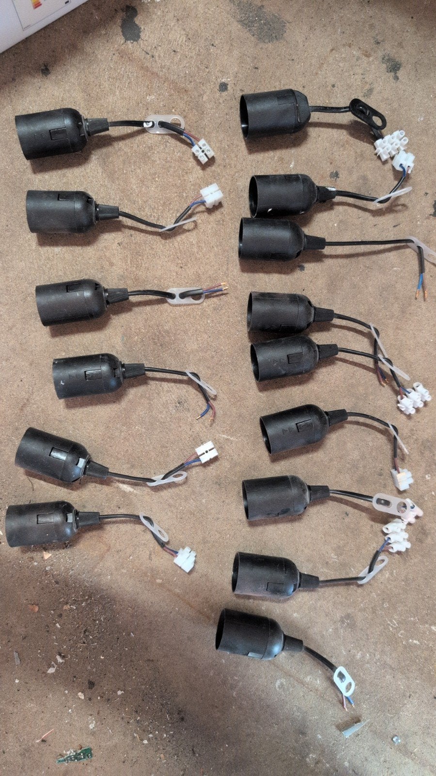 15 verhuisvittingen e27, Doe-het-zelf en Verbouw, Bouwverlichting, Ophalen of Verzenden, Zo goed als nieuw, Minder dan 50 watt