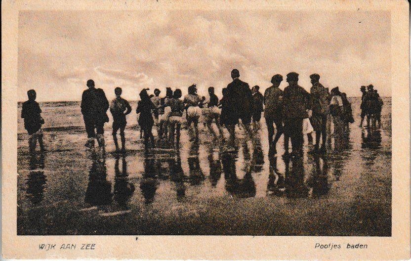 WIJK aan ZEE - POOTJE BADEN - 1947, Ophalen of Verzenden, 1940 tot 1960, Gelopen, Noord-Holland