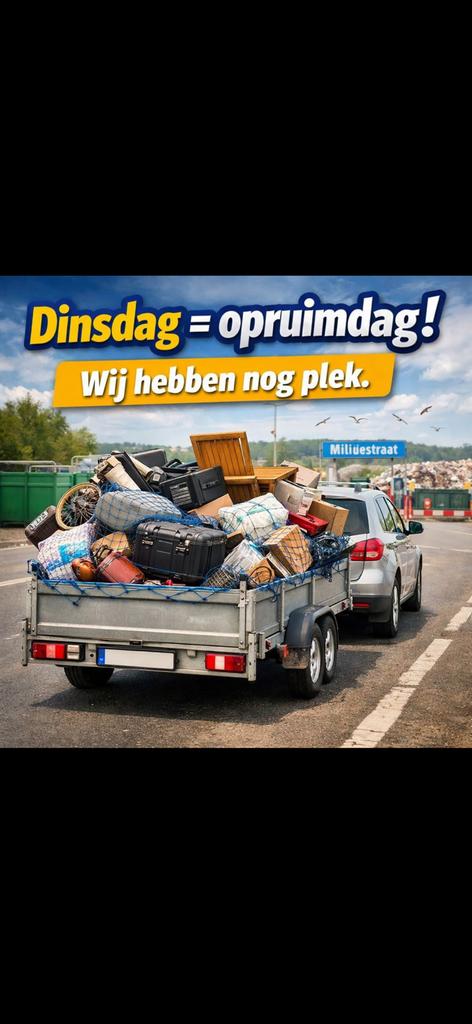 Stort rijden dinsdag, Ophalen
