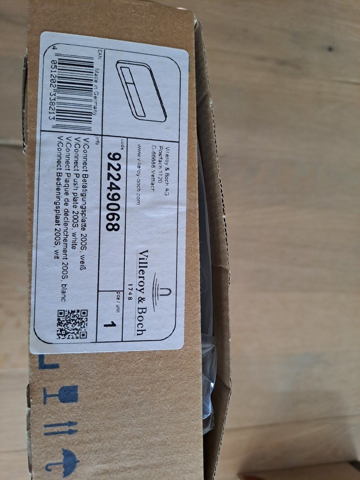 bedieningspaneel villeroy & boch wc 92249068, Ophalen of Verzenden, Toilet