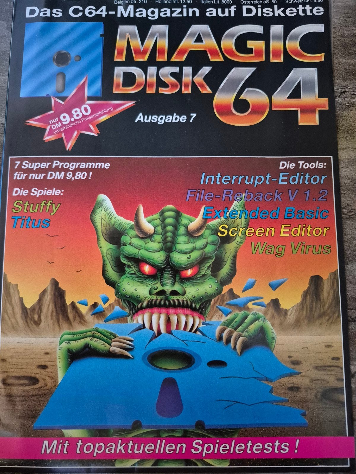 Magic Disk 64 - C64 Magazine op Diskette - Nummer 7, Ophalen of Verzenden, Magic Disk 64