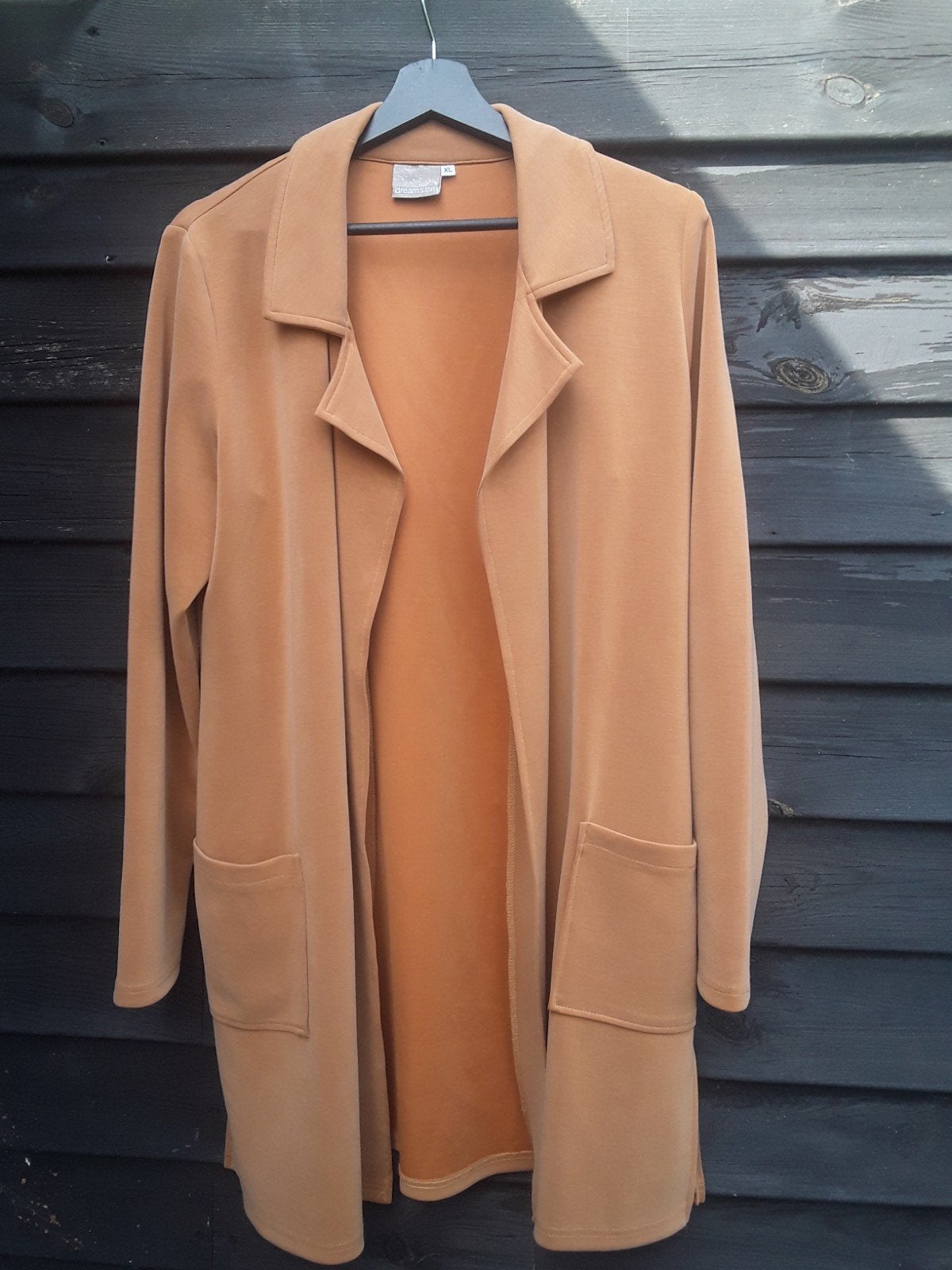 Leuke suedine jas van Dreamstar, maat XL, Ophalen, Dreamstar, Bruin, Maat 46/48 (XL) of groter