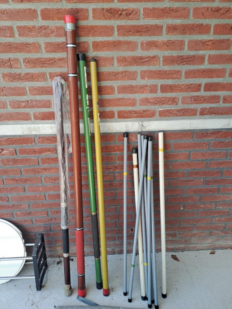 Vaste vishengels - Diverse lengtes en kleuren, Watersport en Boten, Ophalen, Gebruikt, Vaste hengel