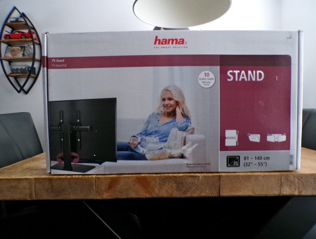 Zeer mooie Hama draai/kantelbare tv voet in originele doos, Ophalen of Verzenden, Zo goed als nieuw