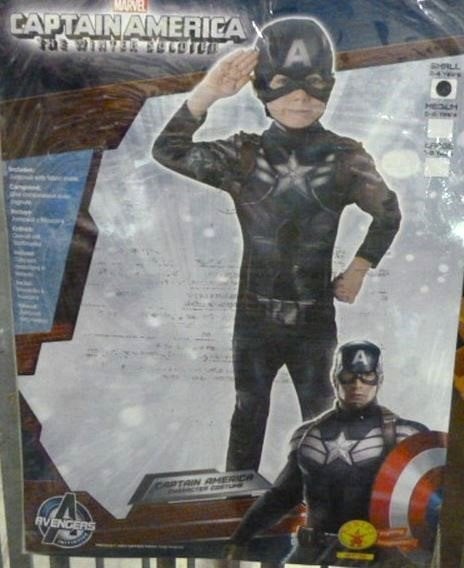 Captain America + masker mt 92 / 104, Ophalen of Verzenden, Nieuw, 104 of kleiner, Jongen