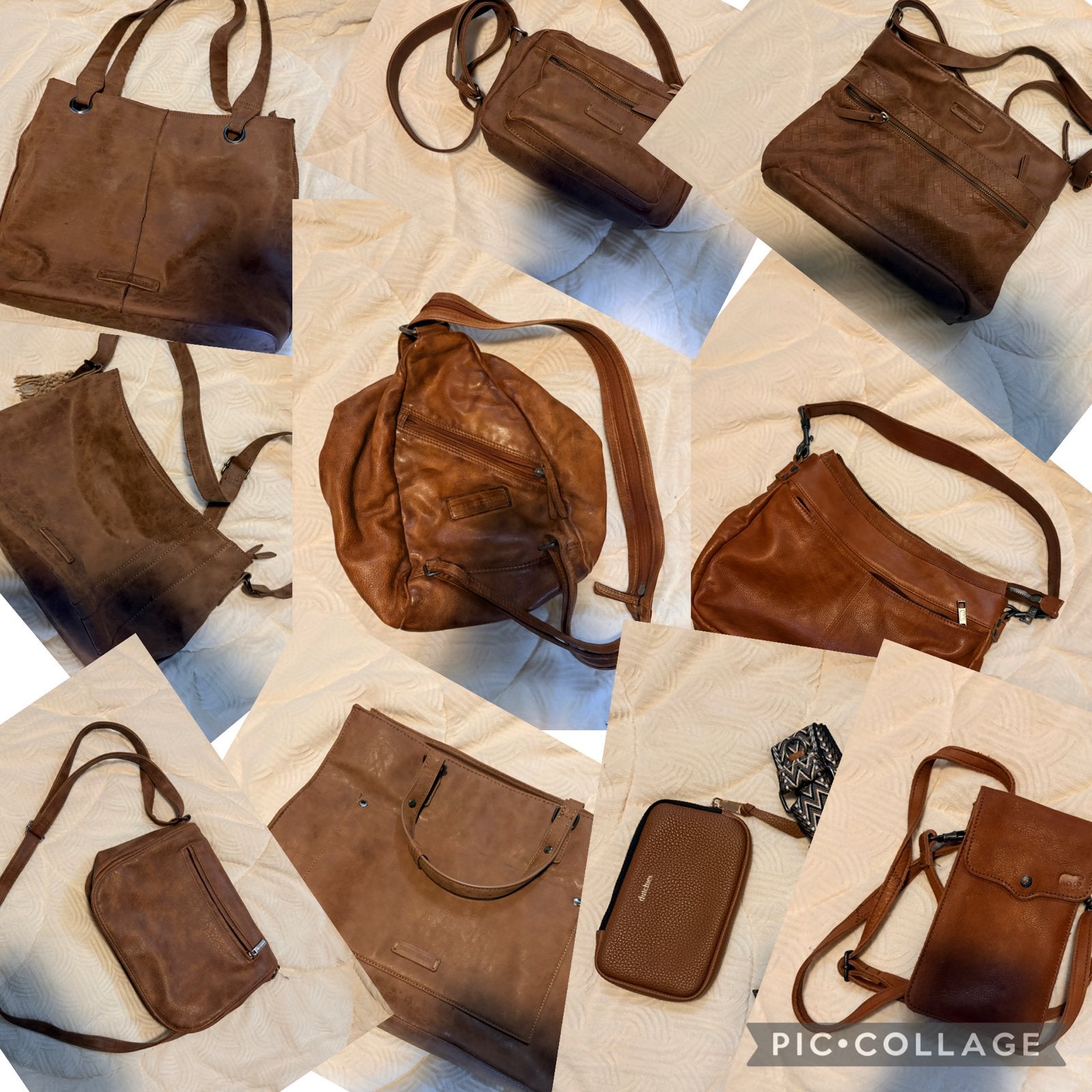 Diverse tassen: Enrico Benetti, Hide & Stitch, Bear, Ophalen of Verzenden, Gebruikt, Bruin, Overige typen