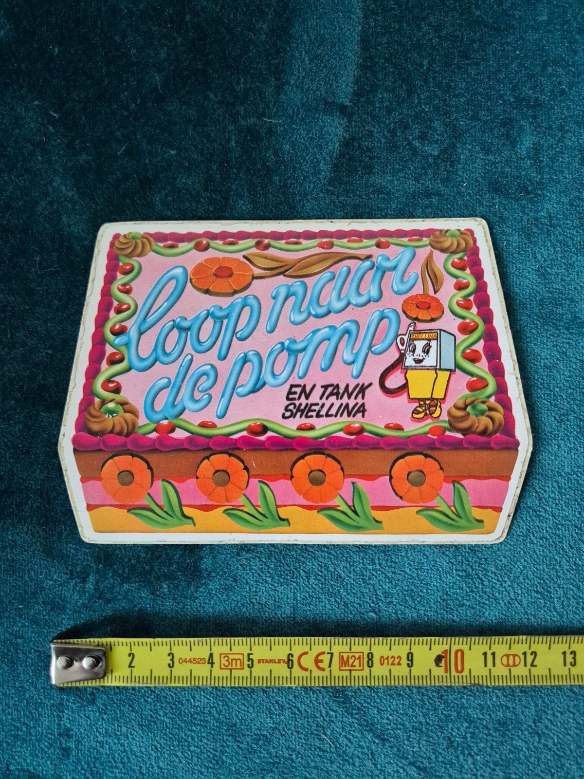 Sticker Shell Loop naar de pomp en tank Shellina, Ophalen of Verzenden, Zo goed als nieuw