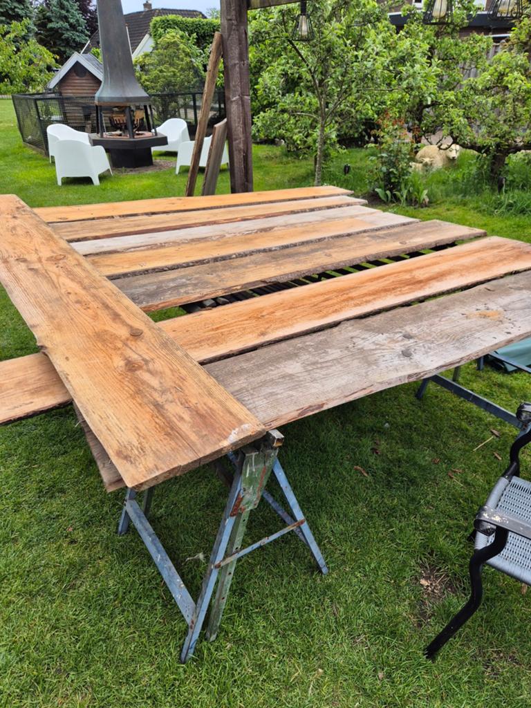 Douglas schaaldelen, Tuin en Terras, Ophalen of Verzenden, Rechthoekig, Hout