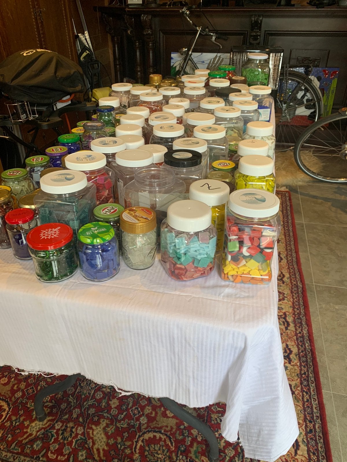 Glas mozaiek steentjes, Ophalen, Nieuw