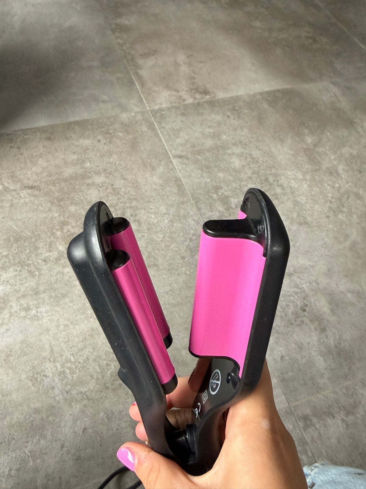 Toni&Guy hot rollers en wafeltang set, Ophalen of Verzenden, Gebruikt, Krultang of Stijltang