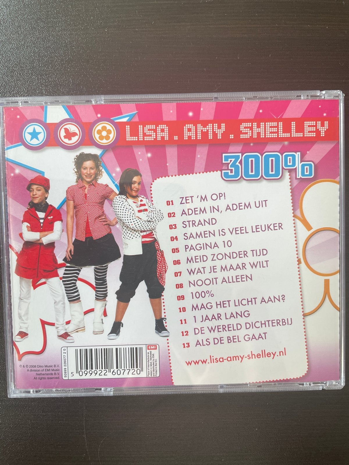 Lisa, Amy & Shelley - 300% CD (Pop, 2008), Ophalen of Verzenden, Gebruikt, Pop, Album