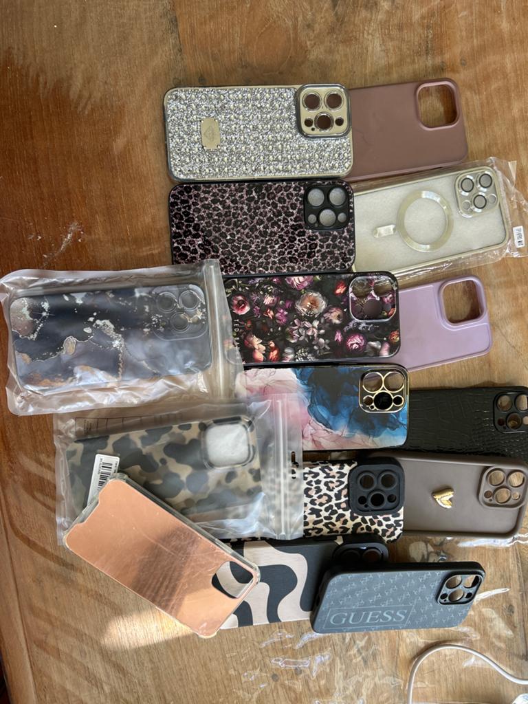 Diverse iPhone hoesjes (12, 13, 14 Pro Max), Kunststof, MagSafe, Hoesje of Tasje, Ophalen of Verzenden