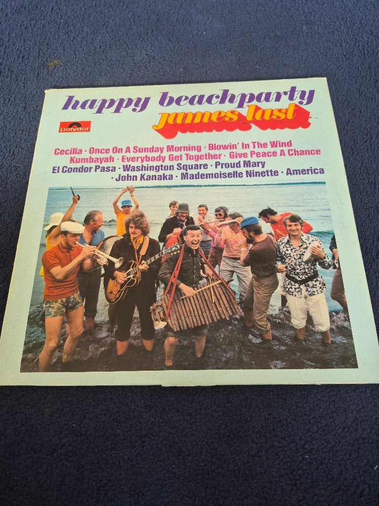 James Last - Happy Beachparty, Ophalen, Gebruikt, 12 inch