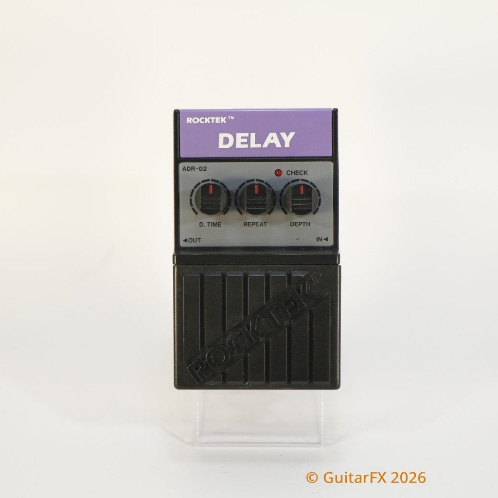 Rocktek ADR-02 Delay (s/n 1044178, MN3208 Chipset, Vintage,, Gebruikt, -, -, Ophalen of Verzenden