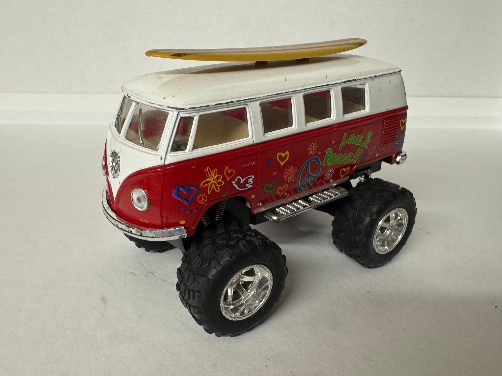 VW Spijlbus Monster Truck (Kinsmart), Ophalen, Gebruikt, Auto, Overige merken