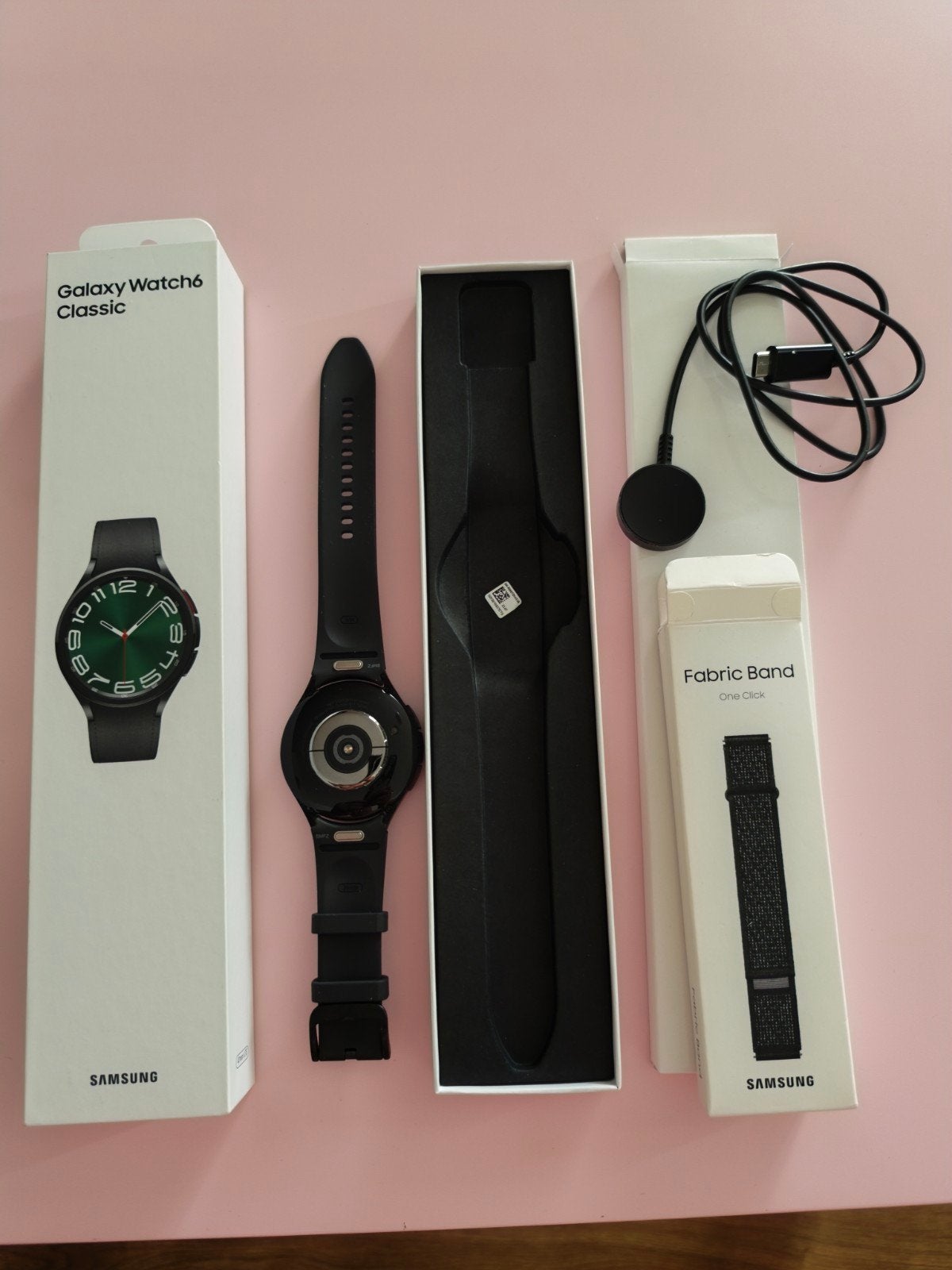 Samsung Galaxy Watch6 Classic 47mm LTE, Zwart, Ophalen of Verzenden, Zo goed als nieuw, GPS