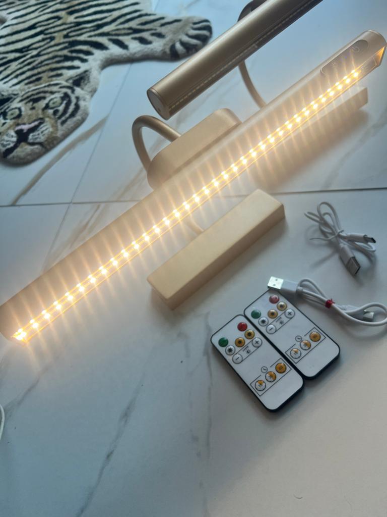 Draadloze LED Schilderijverlichting met Afstandsbediening, Verzenden, Zo goed als nieuw