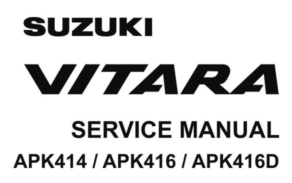 Suzuki Vitara (LY) 2015- werkplaatsboek, Overige merken, Ophalen, Onbekend, Gelezen