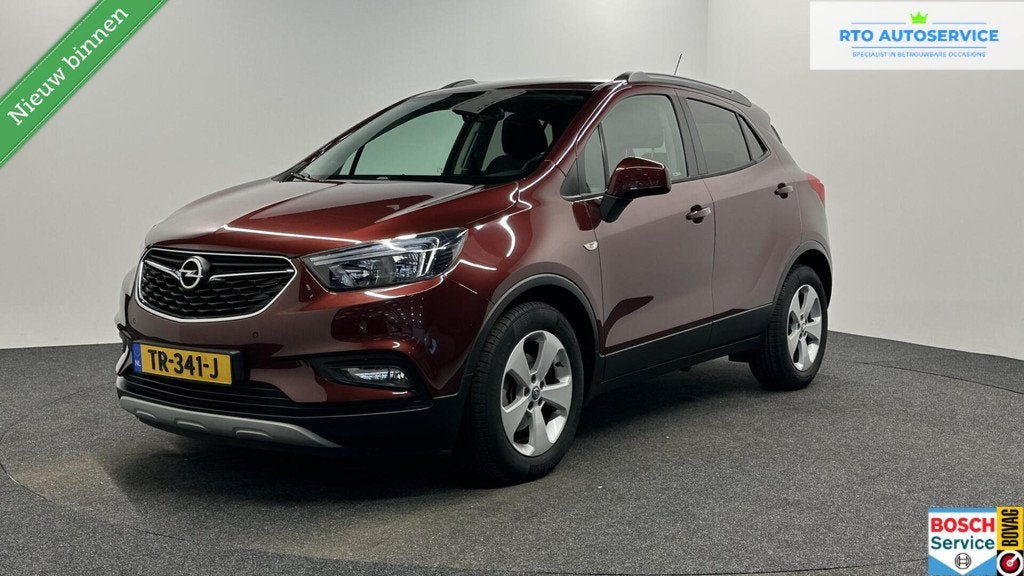 Opel Mokka X 1.4 Turbo Online Edition TREKHAAK CAMERA NAVI C, Auto's, Voorwielaandrijving, Stof, Gebruikt, Euro 6