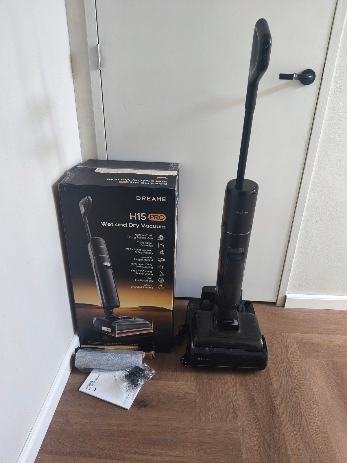 Dreame H15 Pro Wet and Dry Vacuum - Zo goed als nieuw, Dreame, Ophalen of Verzenden, Zo goed als nieuw, Draadloos