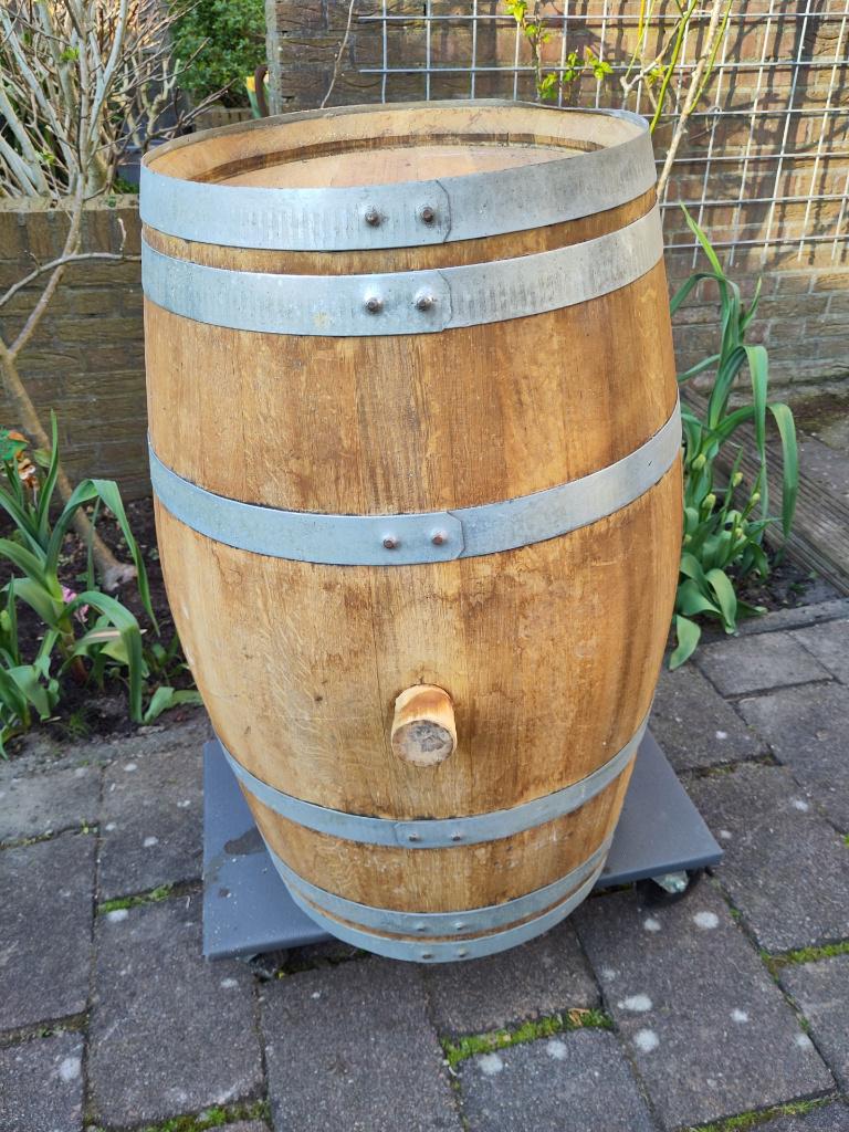 Whiskey Vat, Tuin en Terras, Regentonnen, 75 tot 150 liter, Ophalen, Gebruikt, Hout
