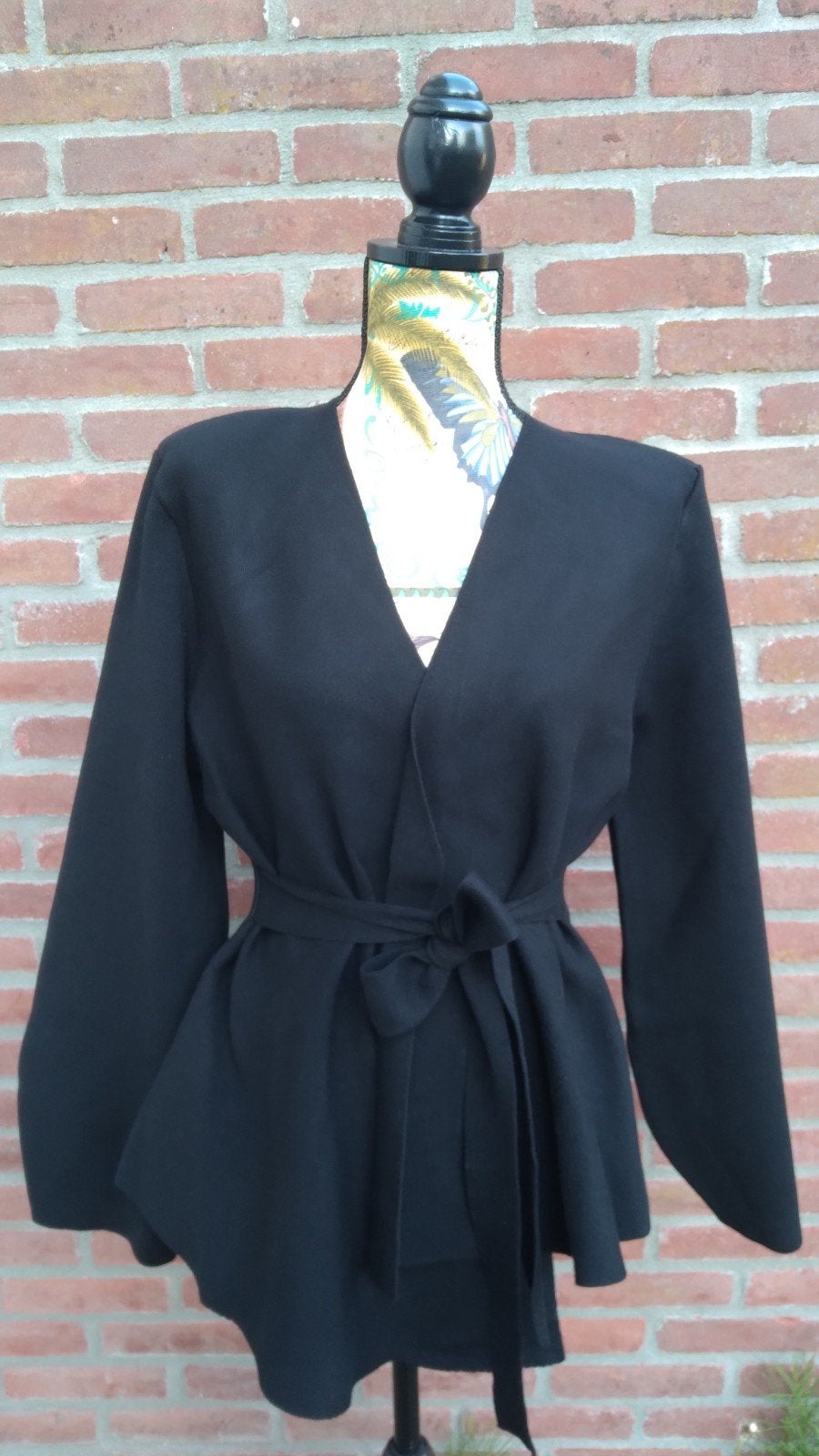Zara kimono vest zwart L, Verzenden, Maat 42/44 (L), Nieuw, Zara