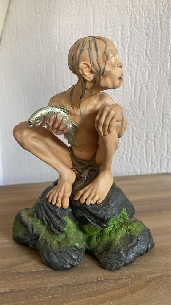 Gollum beeldje - Lord of the Rings The Two Towers, Ophalen of Verzenden, Zo goed als nieuw, Beeldje of Buste