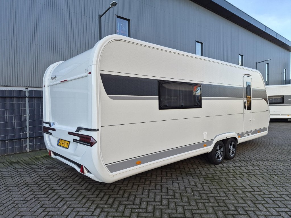 Hobby 660 WQM + AIRCO + garantie + stalling, Rondzit, Hobby, 7 tot 8 meter, Bedrijf
