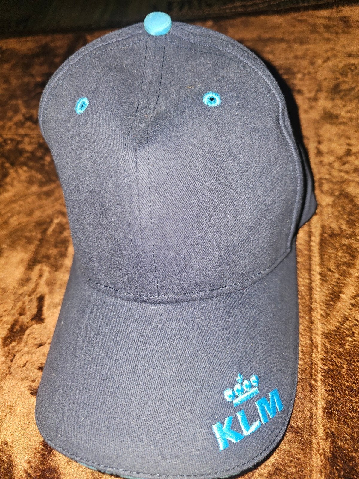 KLM Pet - Donkerblauw met geborduurd logo, Nieuw, Pet, KLM, One size fits all