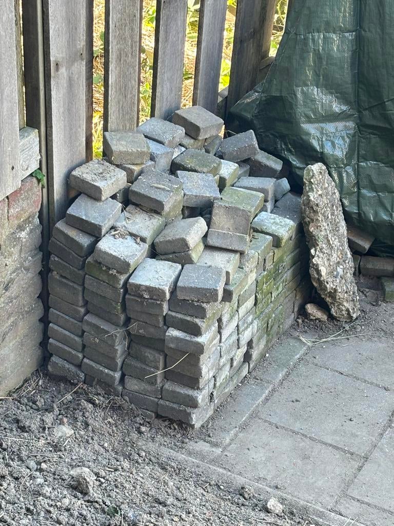 Gratis af te halen: Gebruikte Cobblestones, Ophalen, Gebruikt, Klinkers, 10 m² of meer