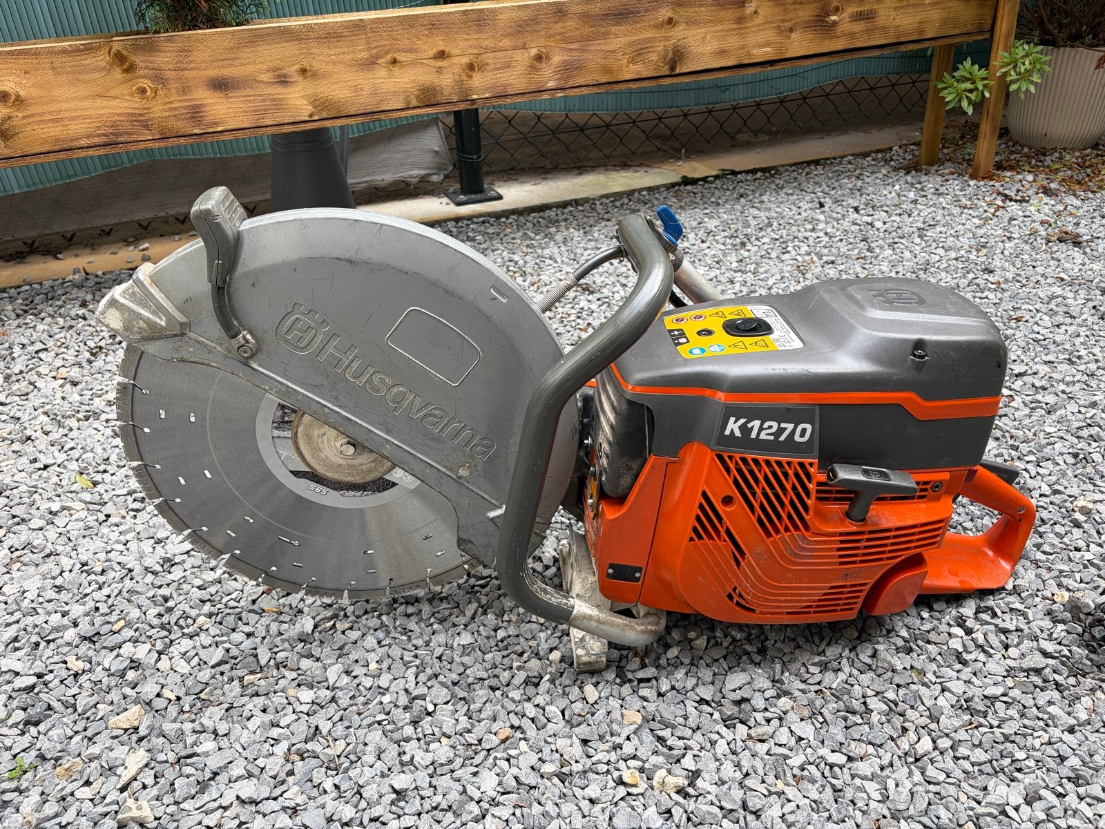 Husqvarna K1270 Doorslijper, bandenzaag, 400mm, Gebruikt, 70 mm of meer, Overige typen, Ophalen of Verzenden
