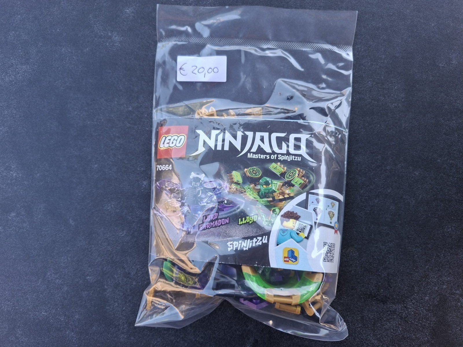 complete Lego Ninjago set 70664 Spinjitzu Lloyd Garmadon, Kinderen en Baby's, Lego, Ophalen of Verzenden, Compleet, Zo goed als nieuw