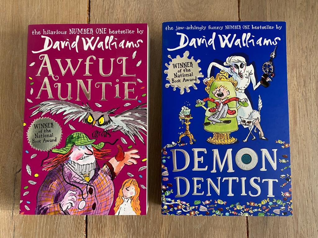 David Walliams - Awful Auntie + Demon Dentist, Ophalen, Zo goed als nieuw