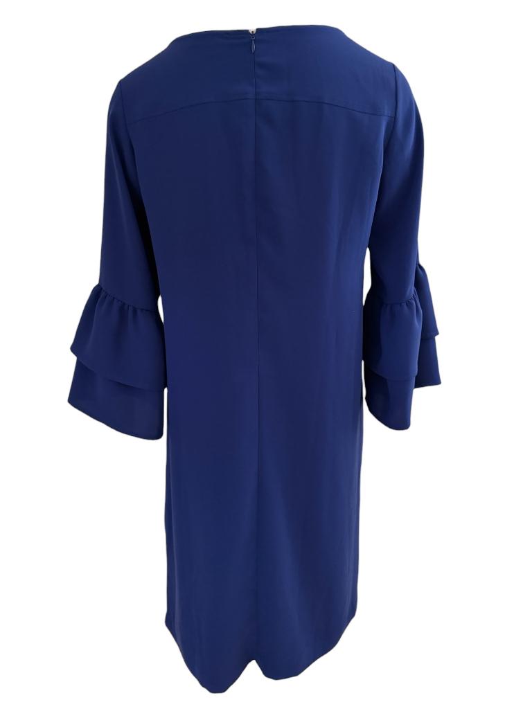 LaDress jurk M, Blauw, Ophalen of Verzenden, Zo goed als nieuw, Boven de knie