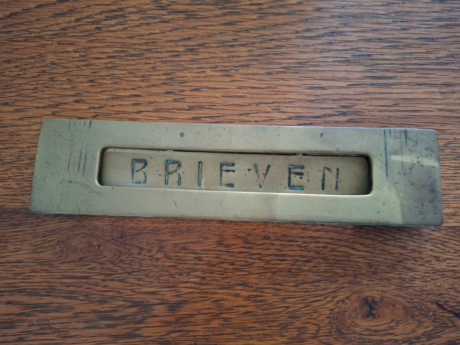 Oude brievenbus, Tuin en Terras, Ophalen of Verzenden, Gebruikt, Overige materialen