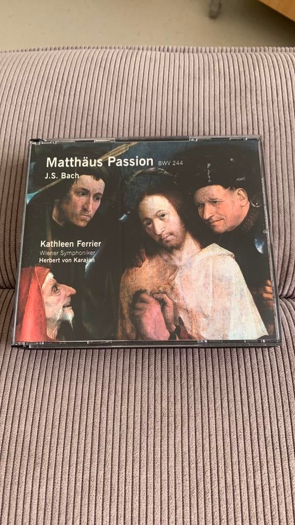 3cd Matthaus passion Karajan Ferrier, Cd's en Dvd's, Cd's | Klassiek, Ophalen of Verzenden, Zo goed als nieuw
