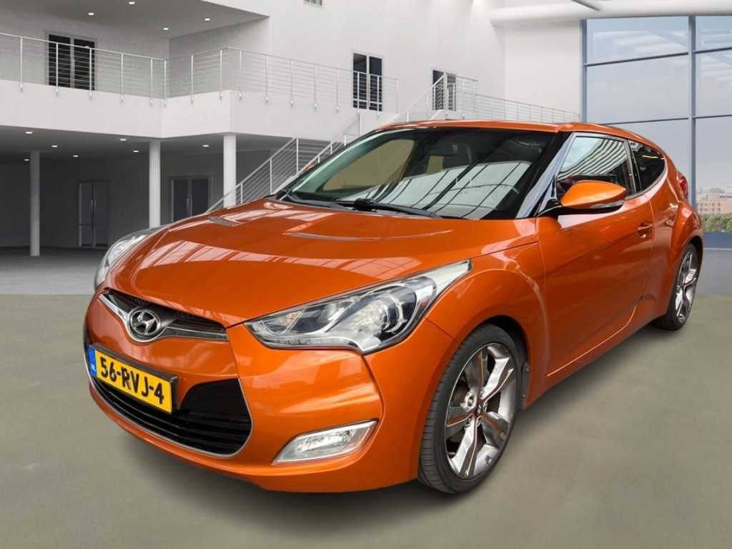 Hyundai Veloster 1.6 GDI i Catcher; 56-RVJ-4, Auto's, Voorwielaandrijving, Gebruikt, 1591 cc, 4 cilinders