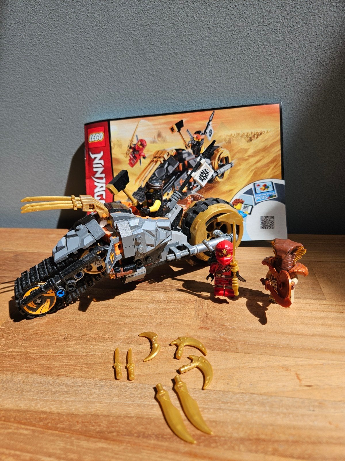 LEGO Ninjago 70672 Coles Vuurbike met minifiguren, Ophalen of Verzenden, Zo goed als nieuw, Overige merken