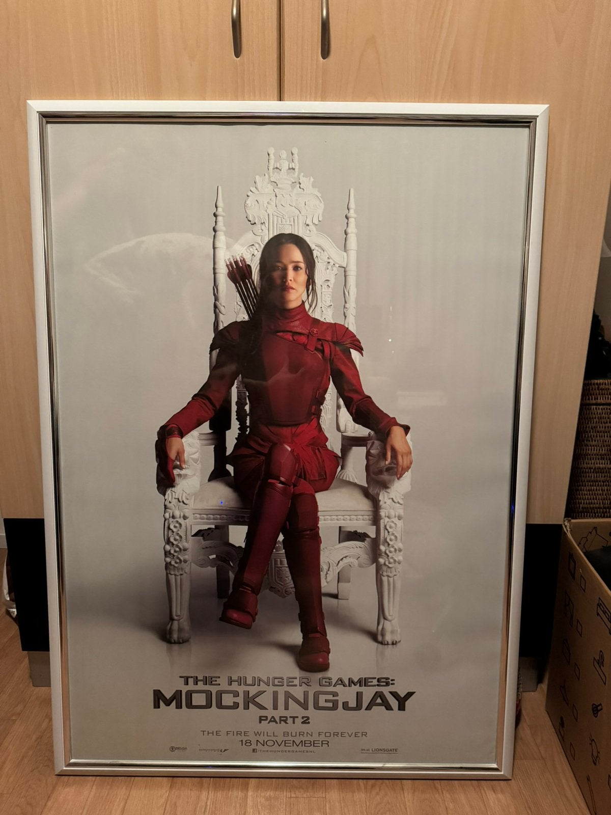 The Hunger Games: Mockingjay part 2 poster, Ophalen, Rechthoekig Staand, Met lijst, Zo goed als nieuw
