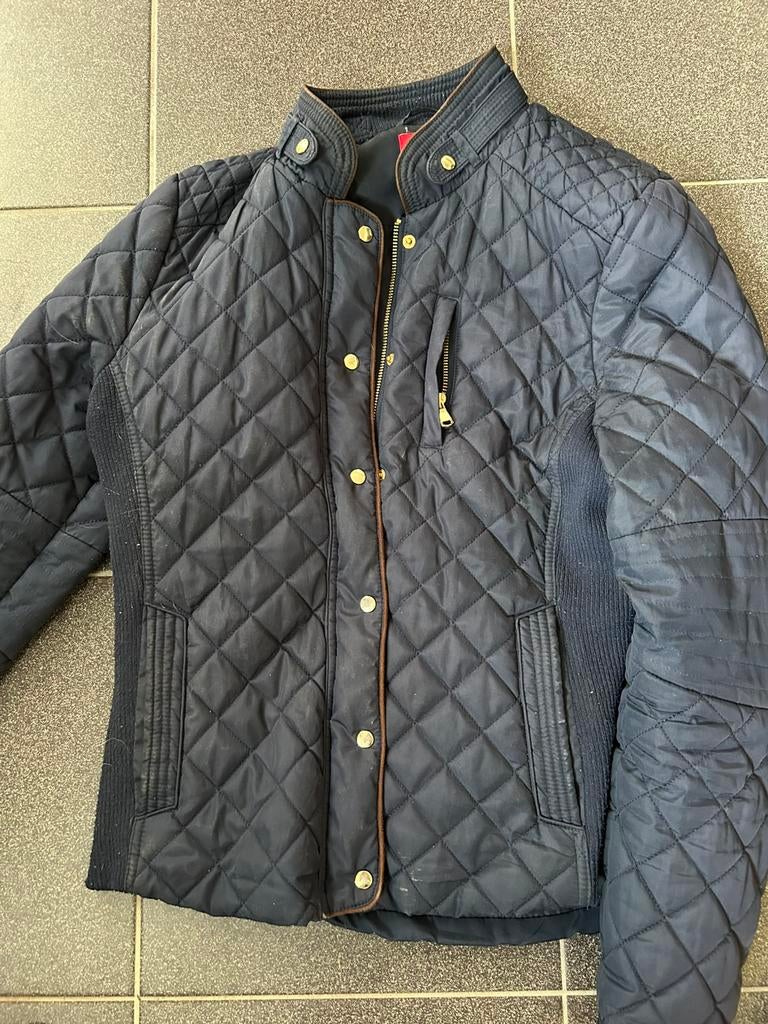 LIV Collection Gewatteerde Jas - Maat 40, Ophalen of Verzenden, Zo goed als nieuw, Maat 38/40 (M), Blauw