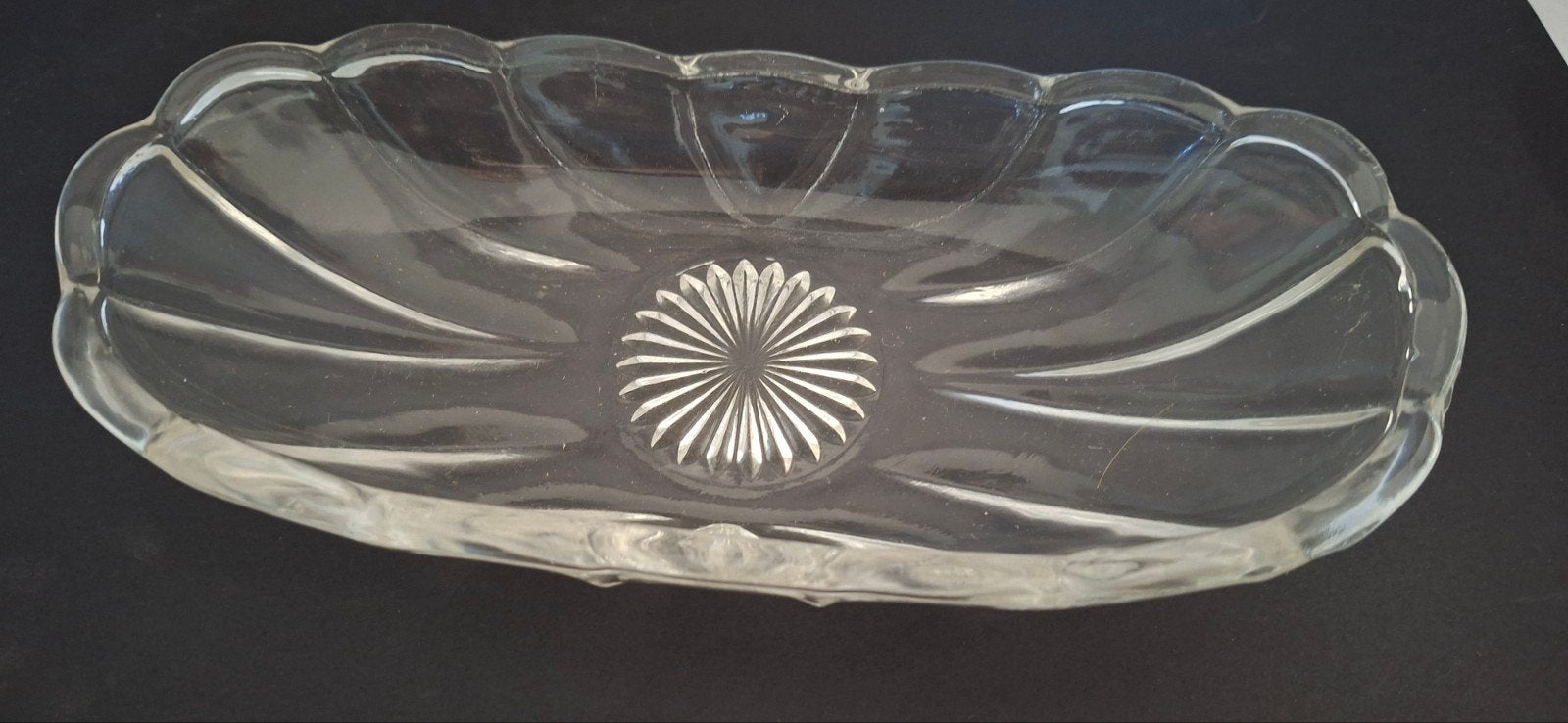 Vintage, 6 bananensplit schaaltjes, serveerschaaltjes, Ophalen, Overige stijlen, Glas, Schaal of Schalen