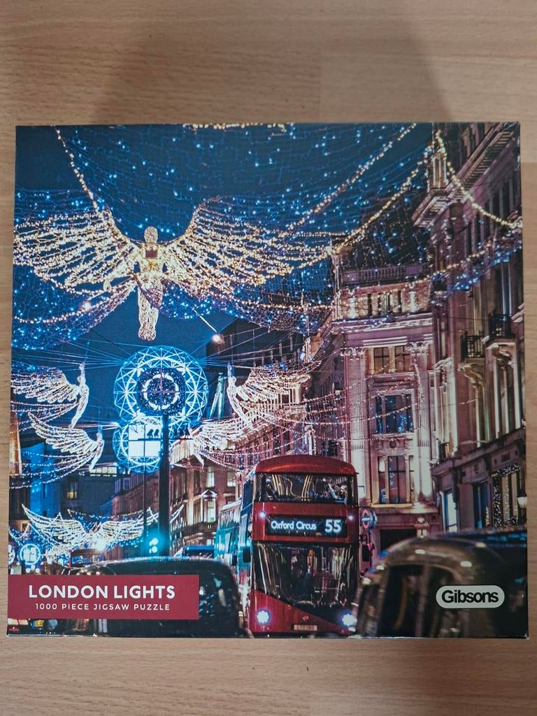 Gibsons London Lights 1000 stukjes legpuzzel, Hobby en Vrije tijd, Denksport en Puzzels, Ophalen of Verzenden, 500 t/m 1500 stukjes