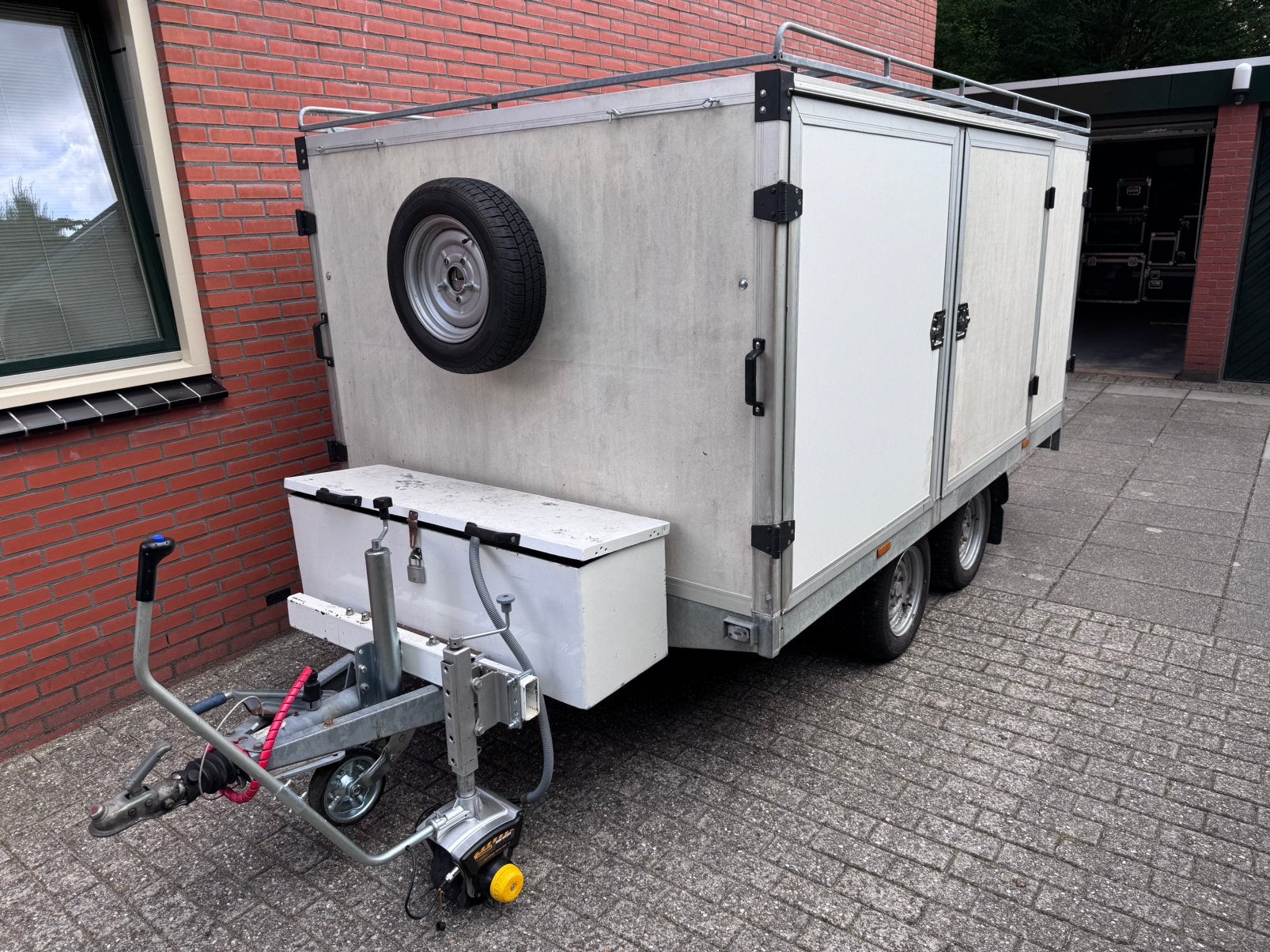 Hapert gesloten aanhangwagen tandemasser, 100 liter of meer, Ophalen, Gebruikt, Overige typen